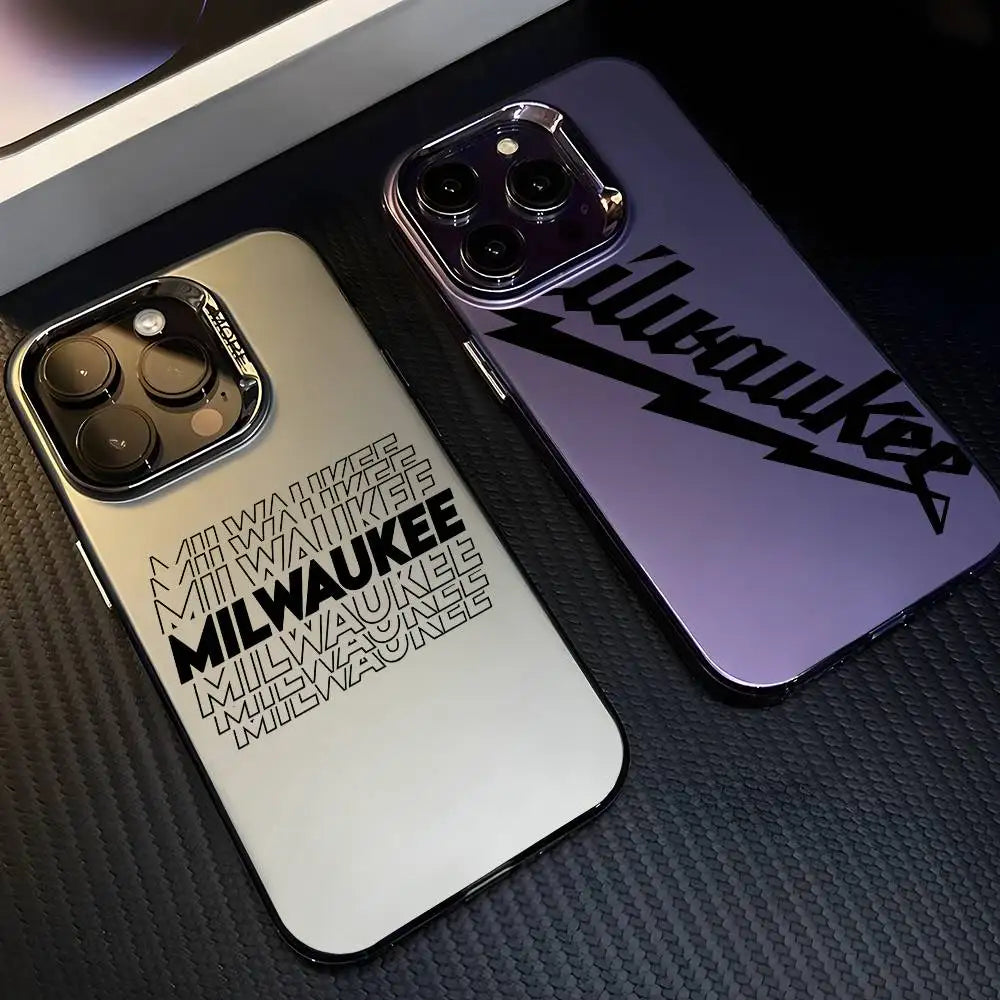 VELORA Aurora Matte – Metallic Laser iPhone Case