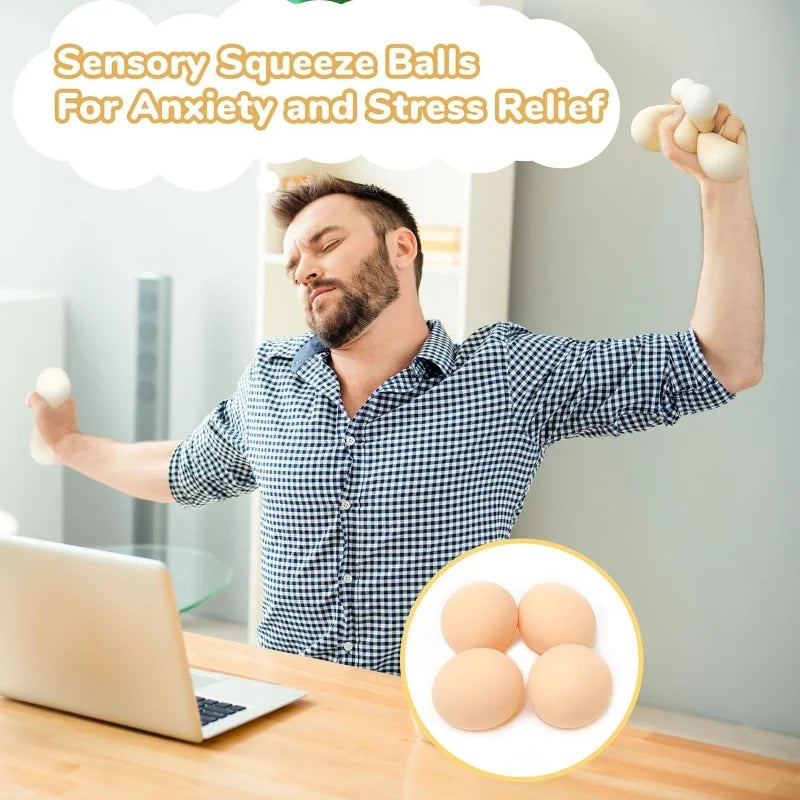VELORA Egg Squishy – Adorable Squeeze Toy for Stress Relief