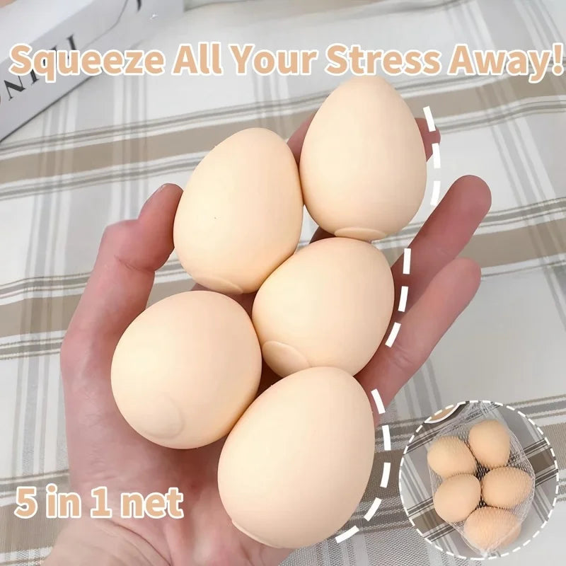 VELORA Egg Squishy – Adorable Squeeze Toy for Stress Relief