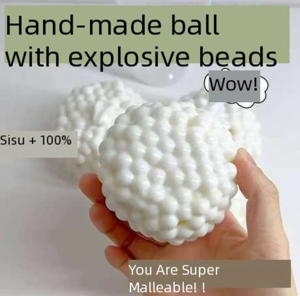 VELORA Shapeable Sand Ball – Grape Sensory Stress Toy