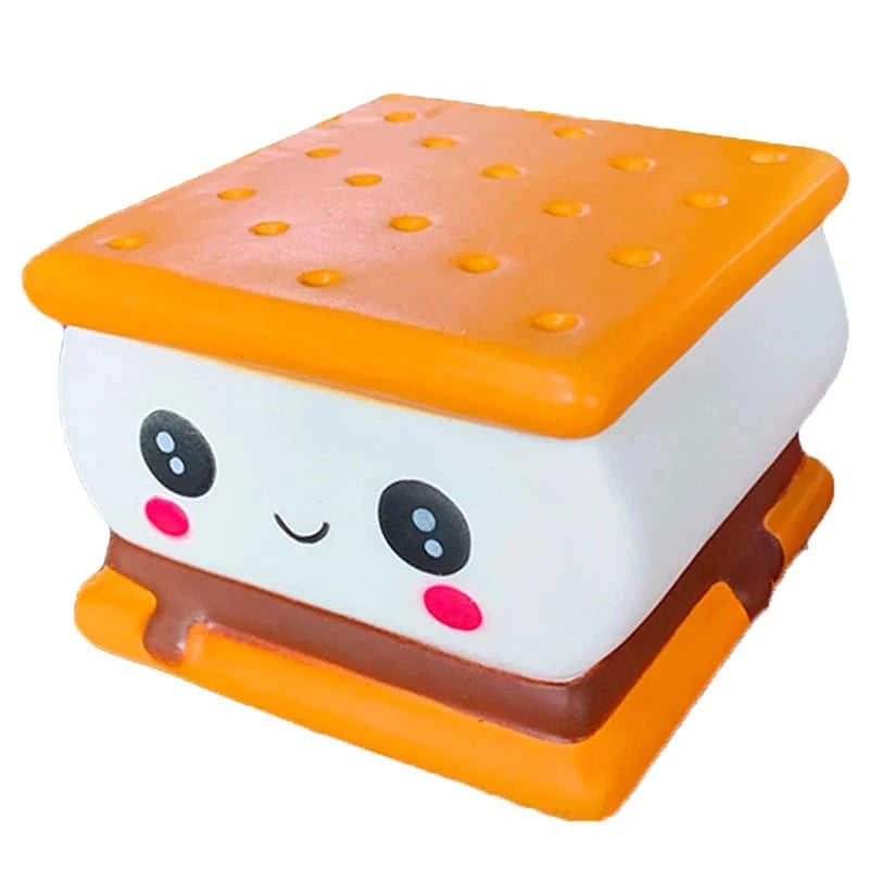 VELORA Kawaii Slow-Rising Squishy Toy – Cartoon Ice Cream & Popcorn