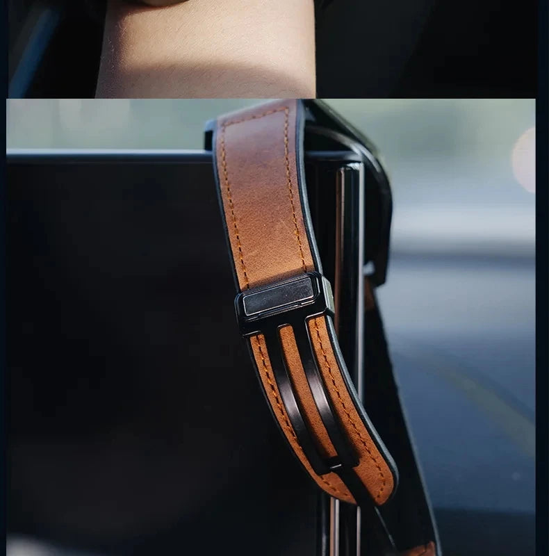 VELORA Hybrid Leather – Magnetic Silicone Samsung Watch Band