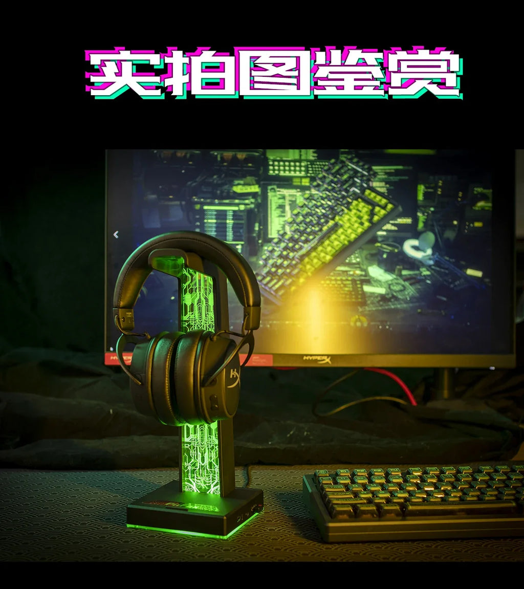 VELORA RGB Nexus Headset Stand