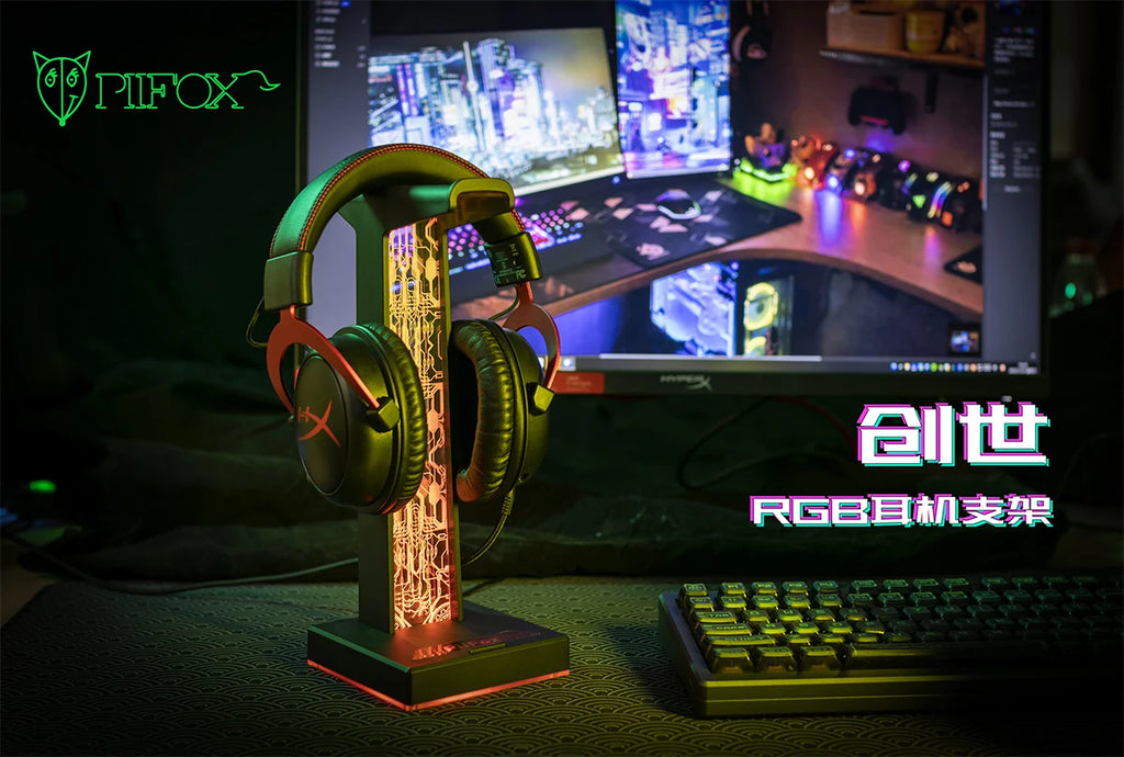 VELORA RGB Nexus Headset Stand