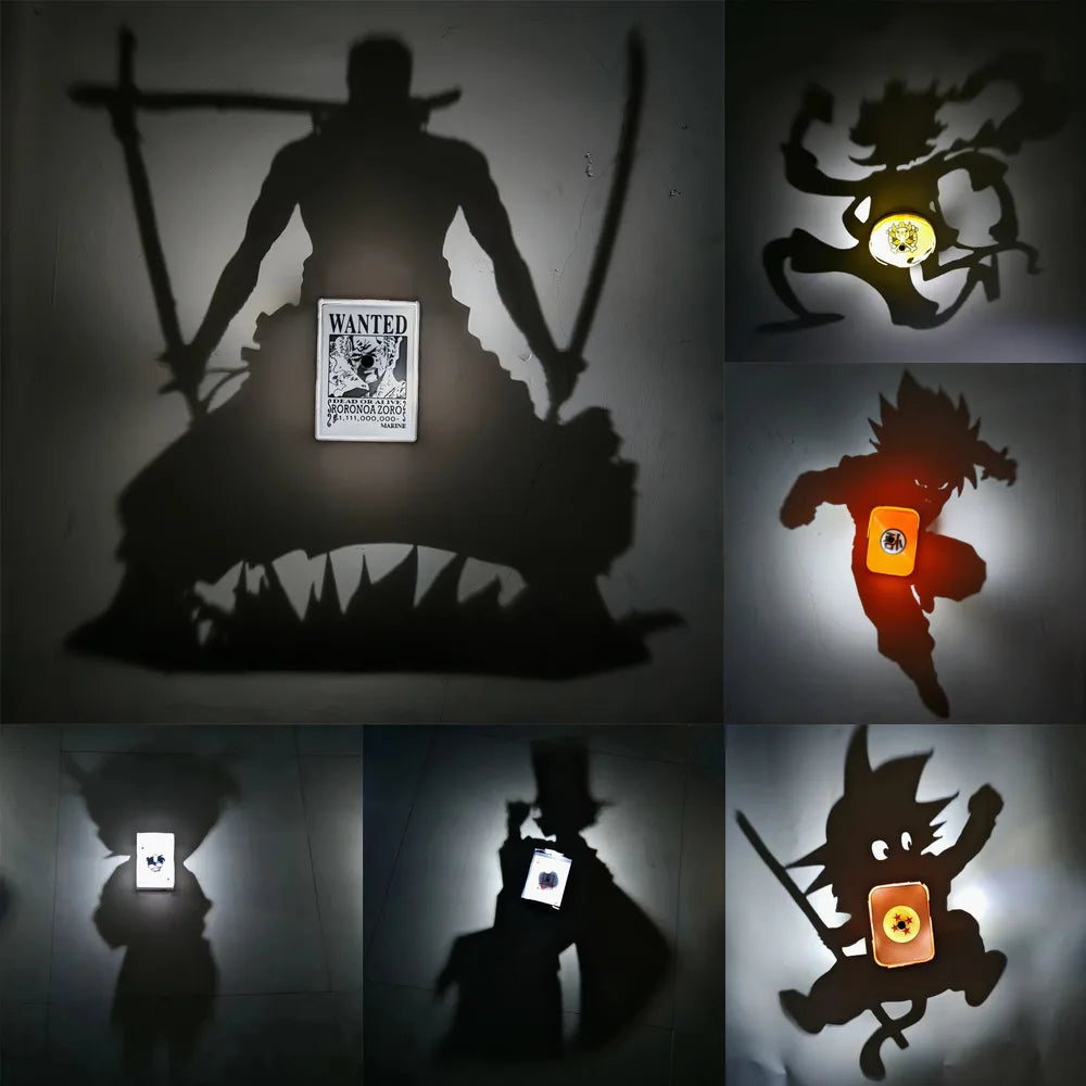 VELORA Anime Shadow Projection Lamp – Creative Silhouette Night Light