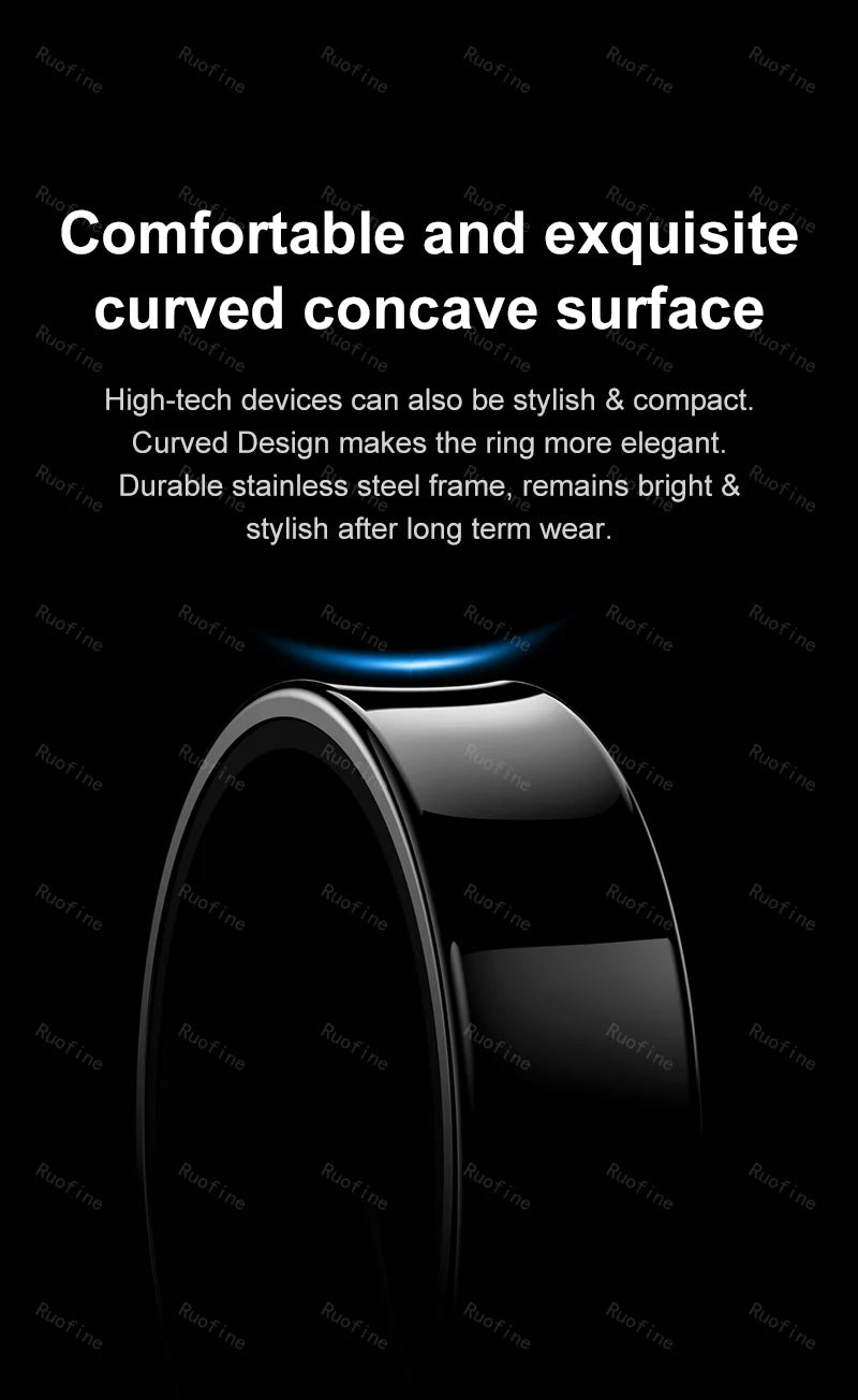 VELORA Smart Ring – Waterproof Health & Fitness Tracker