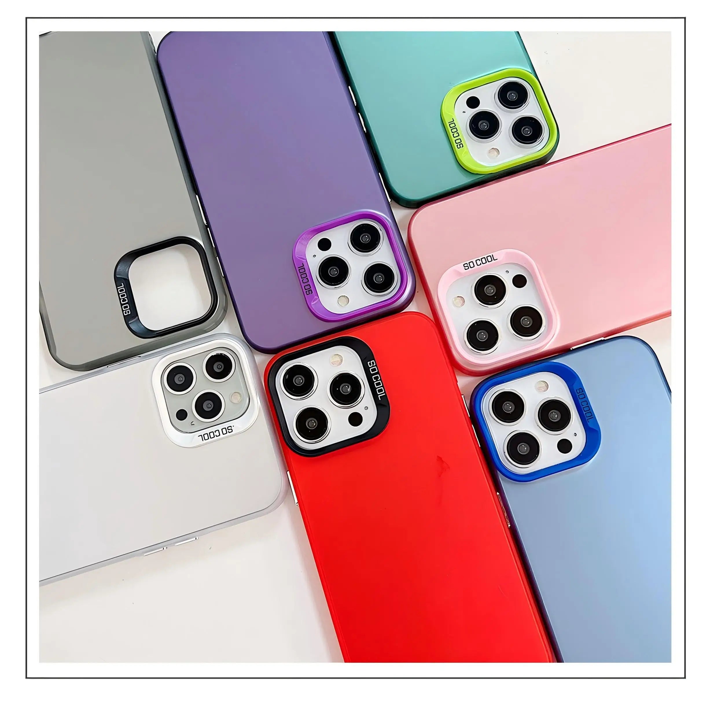 VELORA Aurora Matte – Metallic Laser iPhone Case