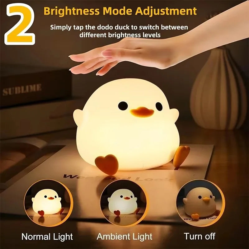 VELORA Cute Duck LED Night Light