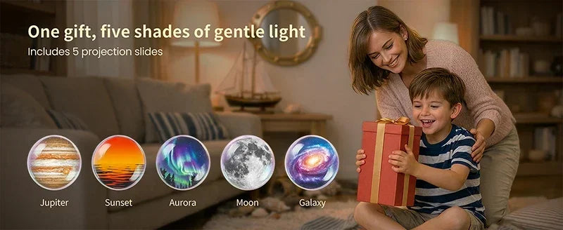 Velora Celestial Sphere – 4-in-1 Galaxy Projector & Night Light Speaker