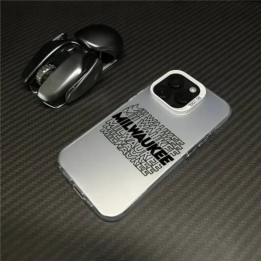 VELORA Aurora Matte – Metallic Laser iPhone Case