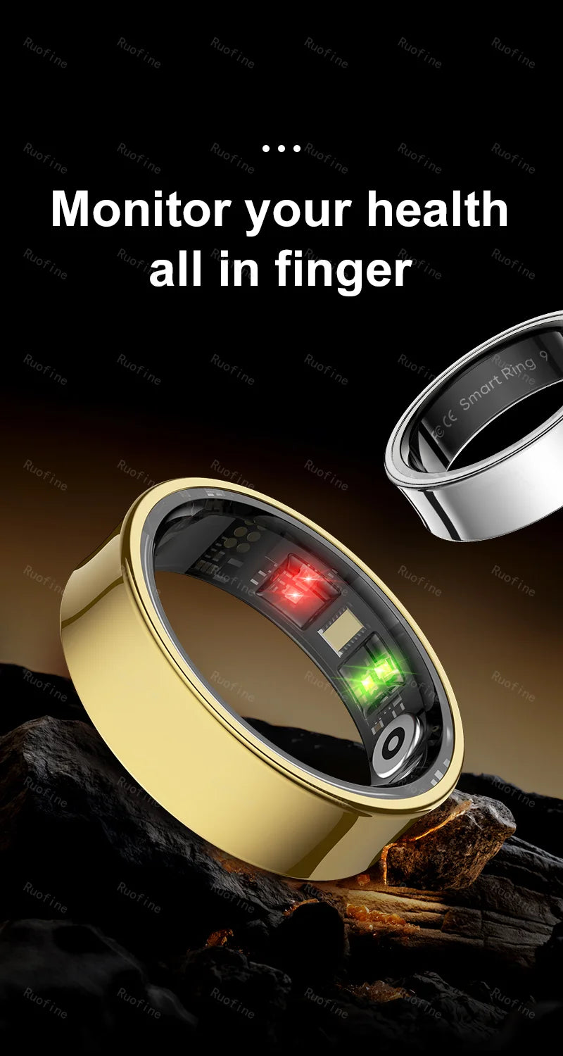 VELORA Smart Ring – Waterproof Health & Fitness Tracker