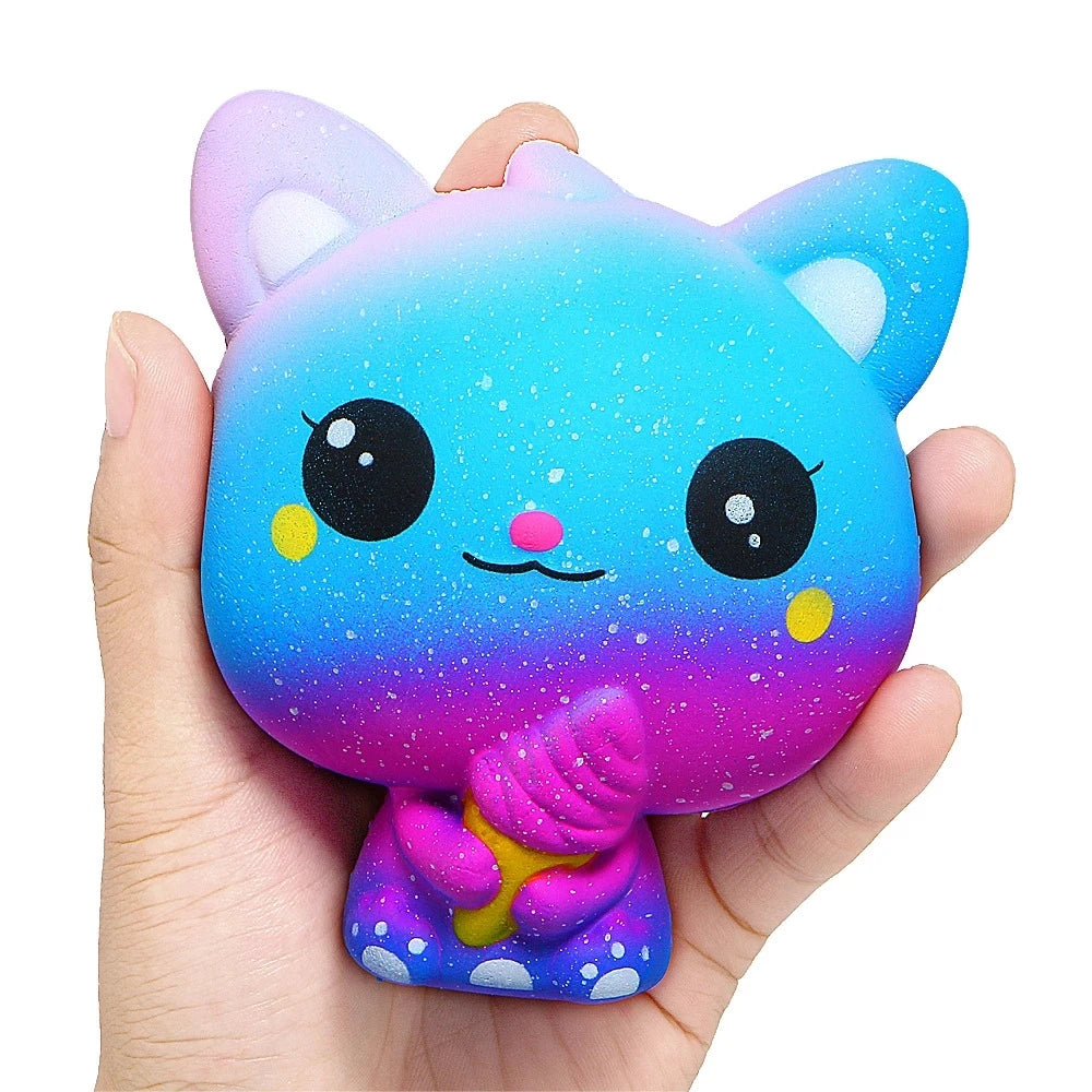 VELORA Kawaii Slow-Rising Squishy Toy – Cartoon Ice Cream & Popcorn