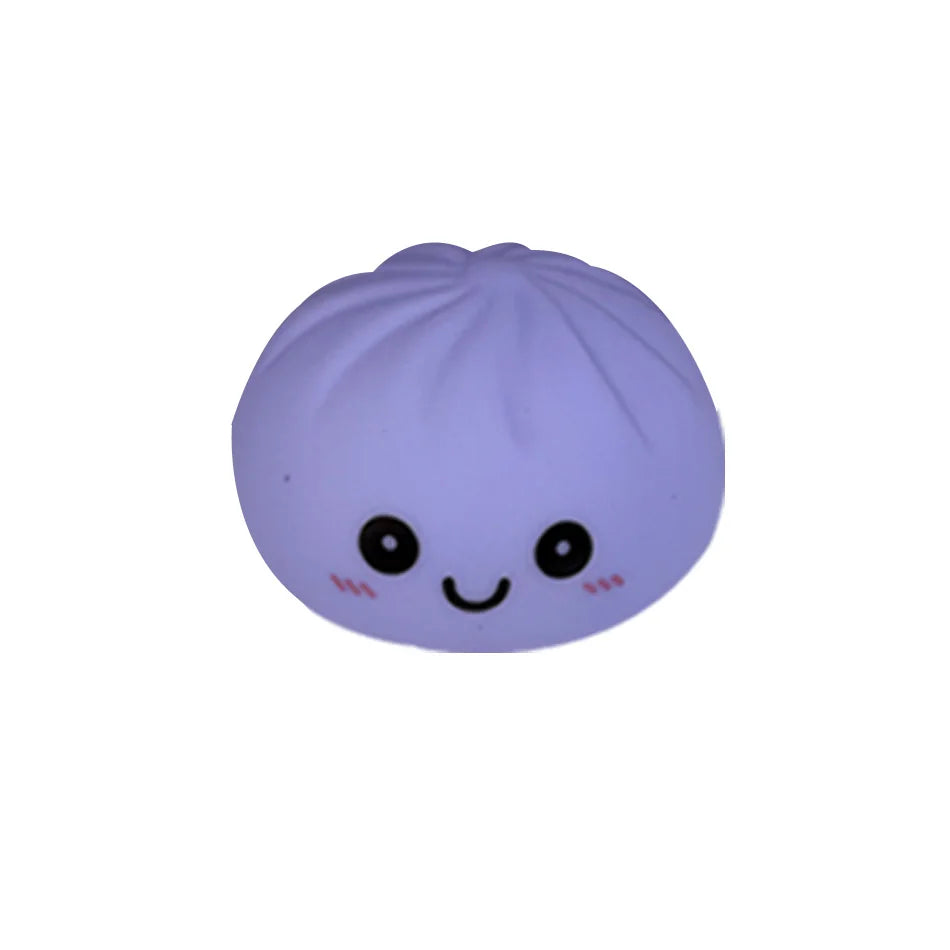 VELORA Dumpling Squishies LED Bun: Glowing Squeeze Toy