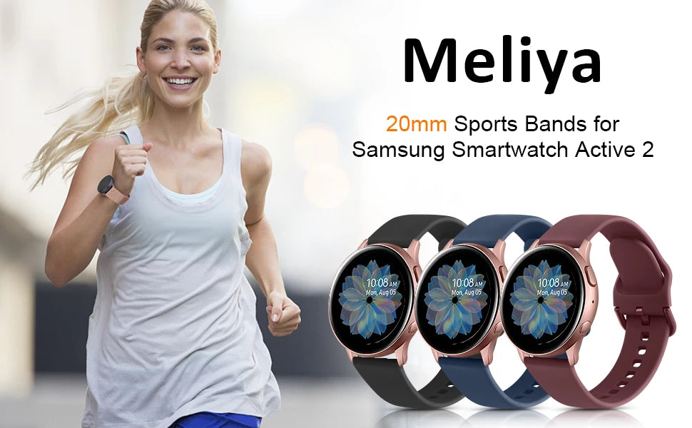 VELORA Sport Silicone Band for Samsung Galaxy Watch (20mm)