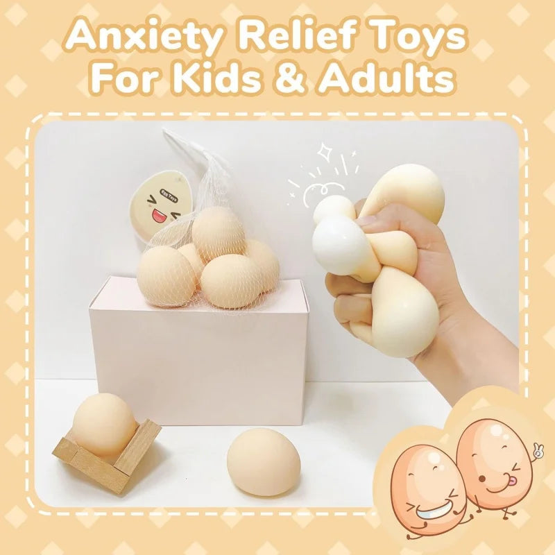 VELORA Egg Squishy – Adorable Squeeze Toy for Stress Relief