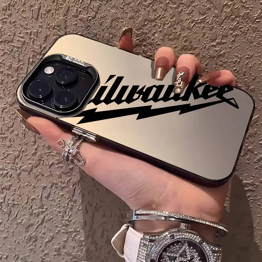 VELORA Aurora Matte – Metallic Laser iPhone Case