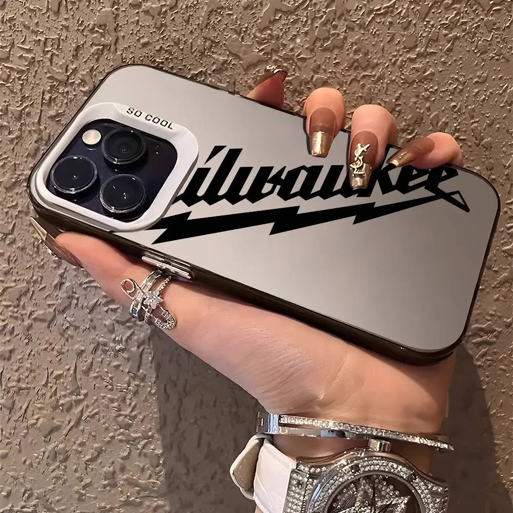 VELORA Aurora Matte – Metallic Laser iPhone Case