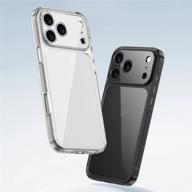 VELORA Crystal Armor – Transparent Shockproof iPhone Case