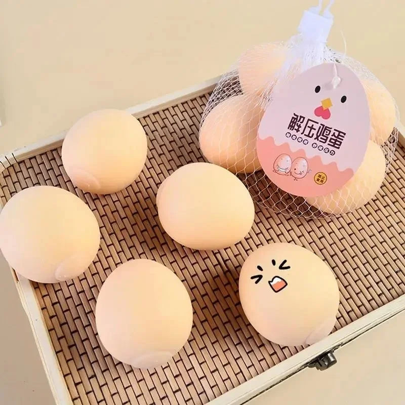 VELORA Egg Squishy – Adorable Squeeze Toy for Stress Relief