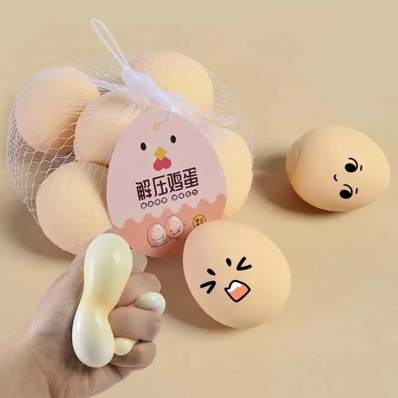 VELORA Egg Squishy – Adorable Squeeze Toy for Stress Relief