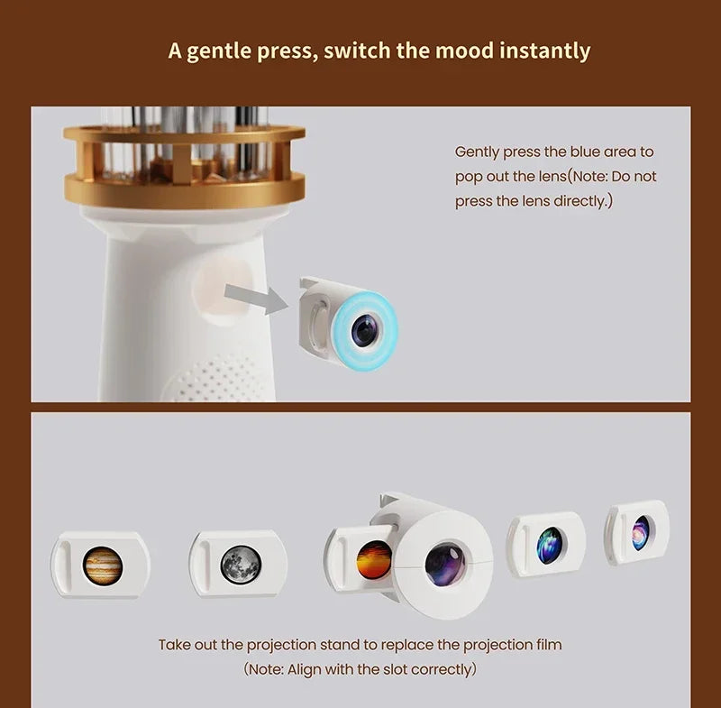 Velora Celestial Sphere – 4-in-1 Galaxy Projector & Night Light Speaker