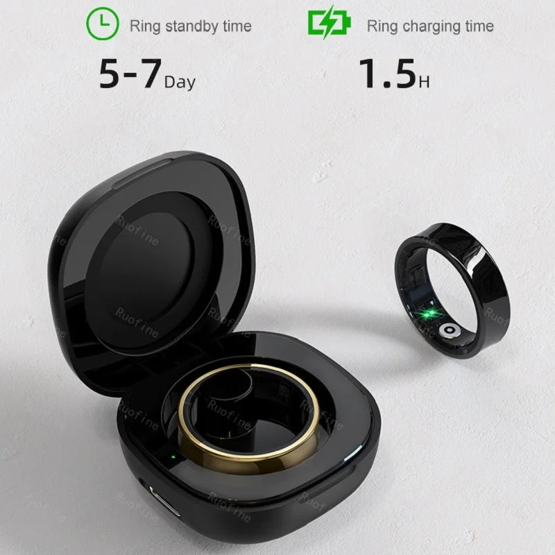 VELORA Smart Ring – Waterproof Health & Fitness Tracker