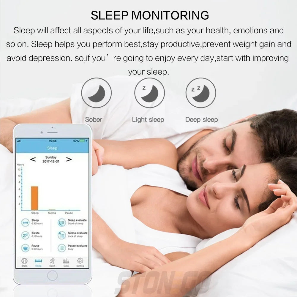 VELORA Fit Slim – Waterproof Fitness Tracker