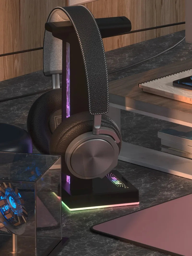 VELORA RGB Nexus Headset Stand